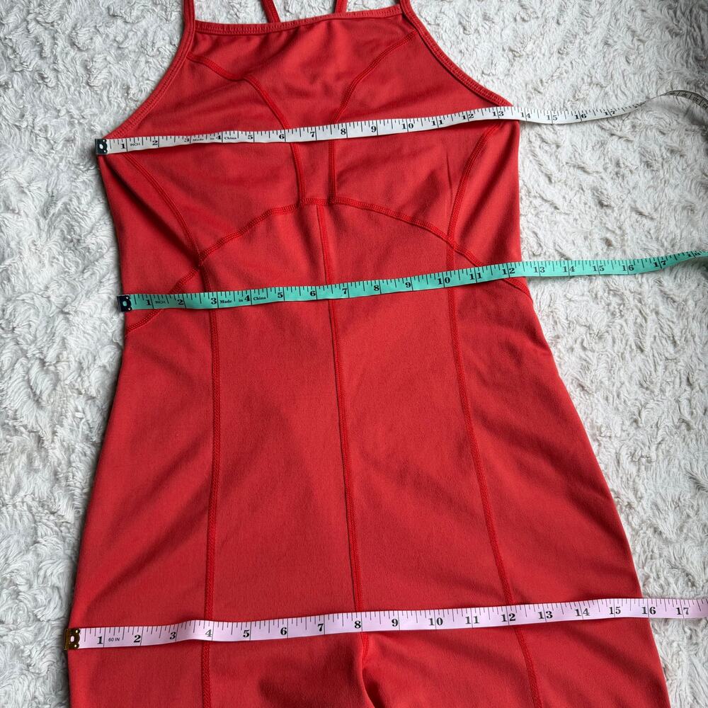 FP movement side to side performance onesie jumpsuit coral red free people S‎ - Picture 4 of 17
